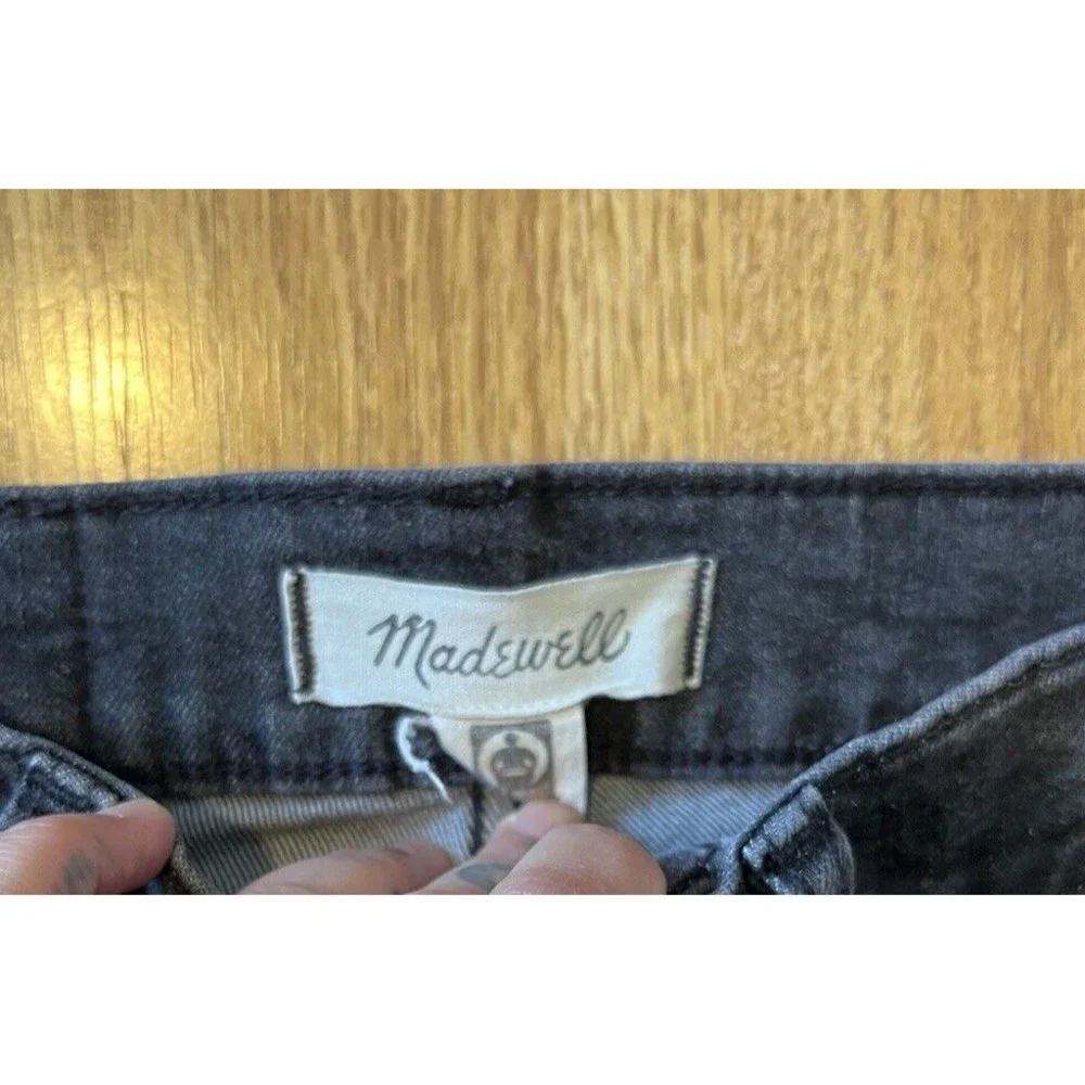Madewell Dark Gray The Perfect Vintage Crop Jeans Size 24
